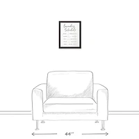 Laundry Days 11" x 14" Black Framed Canvas