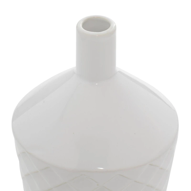 White Porcelain Modern Vase Set