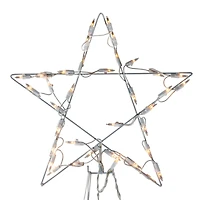 12ft. Clear Lighted Christmas Tree Decoration