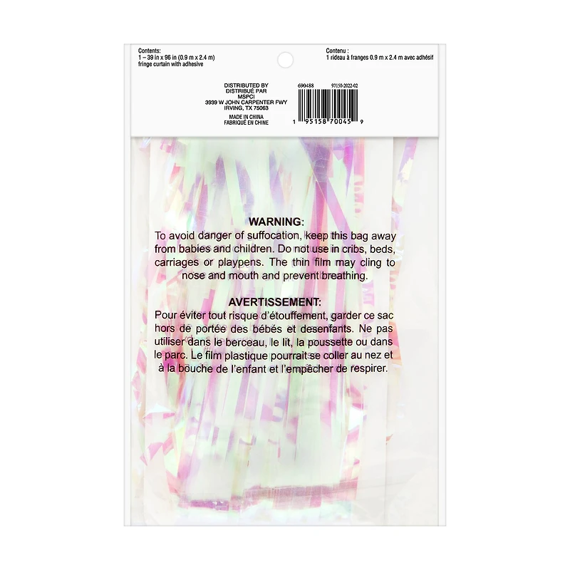 Iridescent Fringe Curtain by Celebrate It™