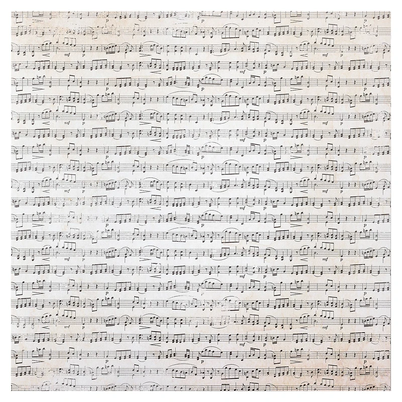 Music Sheet Cardstock Paper by Recollections™, 12" x 12"