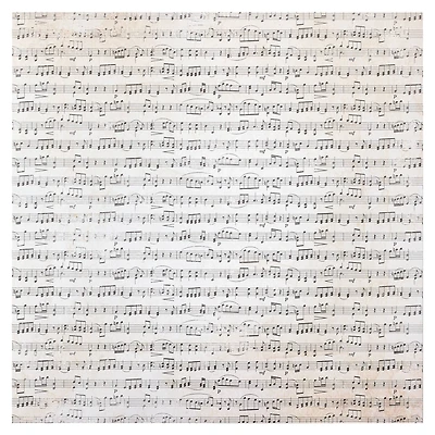 Music Sheet Cardstock Paper by Recollections™, 12" x 12"