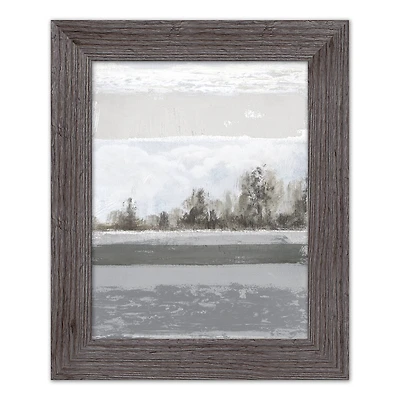 Abstract Landscape & Tranquil Water 11" x 14" Western Framed Print