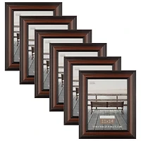 6 Pack: Home Brown & Black Wood Grain Frame by Studio Décor