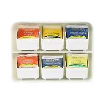 Mind Reader White 6 Drawer Tea Bag Holder