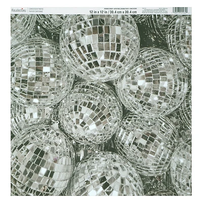 12" x 12" Double-Sided Disco Ball Cardstock Paper by Recollections™