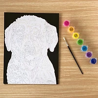 ArtSkills® 8.5" x 11" Puppy Paint by Number for Kids