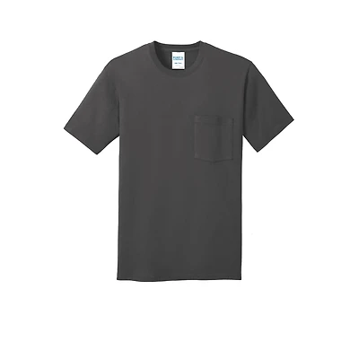 Port & Company® Core Cotton Pocket Adult T-Shirt