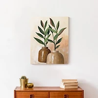 Organic Jars 16" x 20" Canvas Wall Art