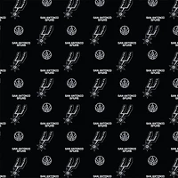 Camelot Fabrics NBA San Antonio Spurs Allover Cotton Precut Fabric Bundle