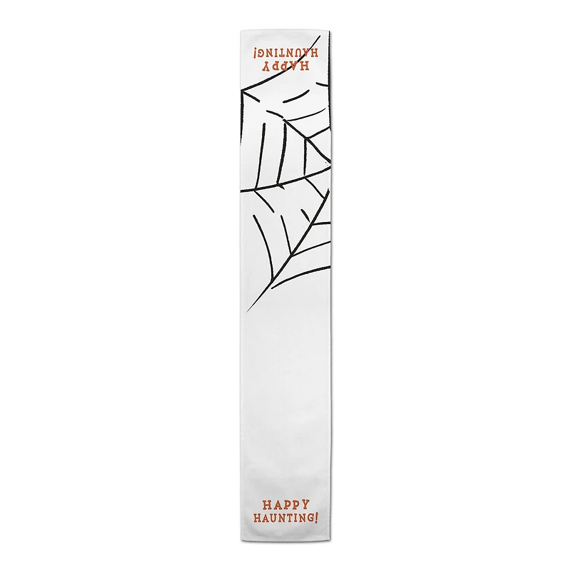 90" Happy Haunting Web Table Runner