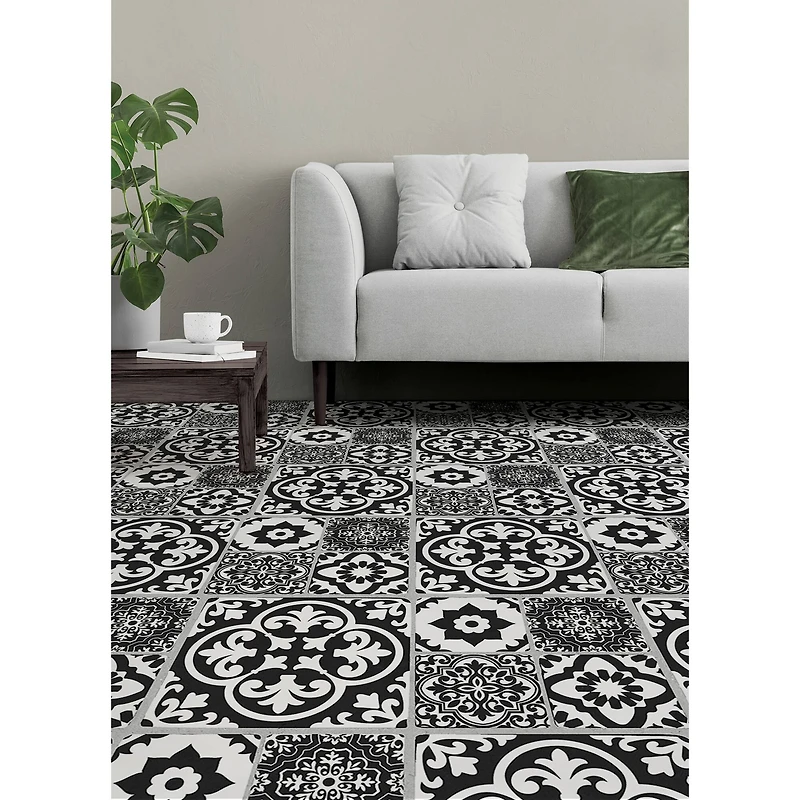 FloorPops Valencia Peel & Stick Floor Tiles