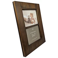 Expressions™ 2 Opening 5" x 7" Espresso Salvage Chic Frame by Studio Décor®