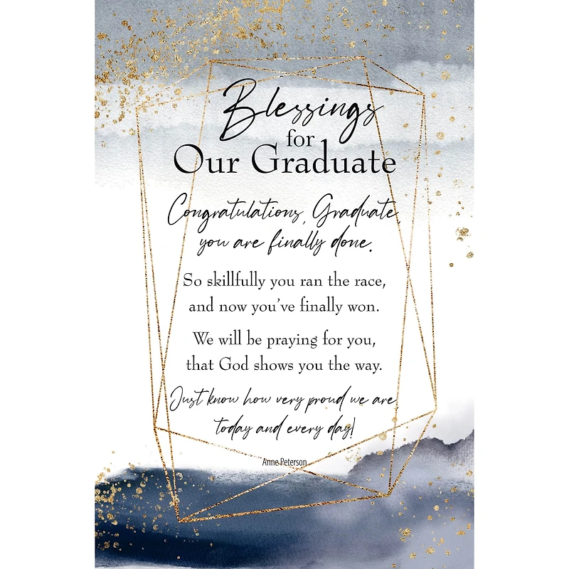 Blessings For Our Graduate Inspirational Wood Plaque