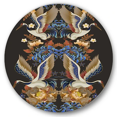Designart - Chinoiserie With Birds and Peonies IX