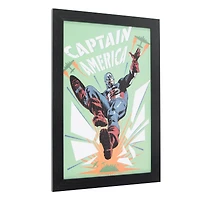 Marvel Comics Captain America Retro Framed Wall Art