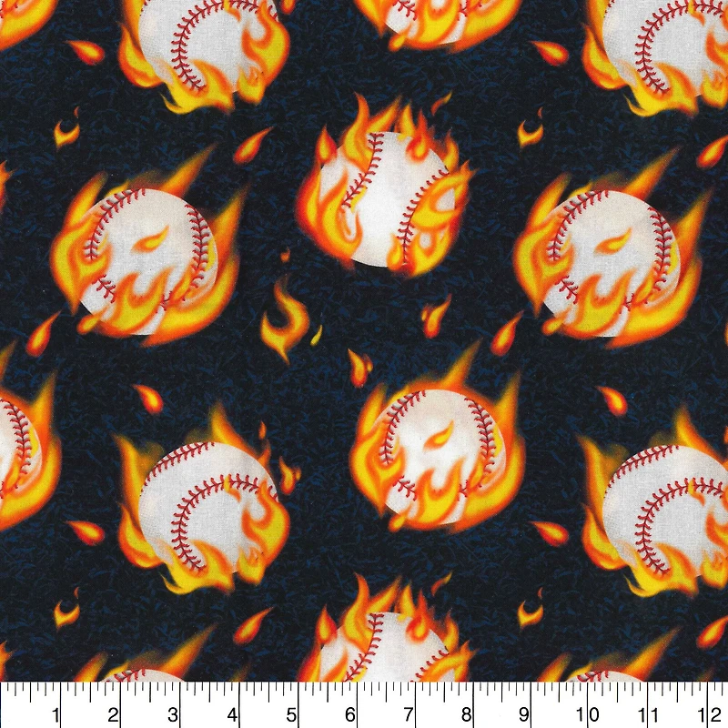 Fabric Traditions Baseball Cotton Fabric