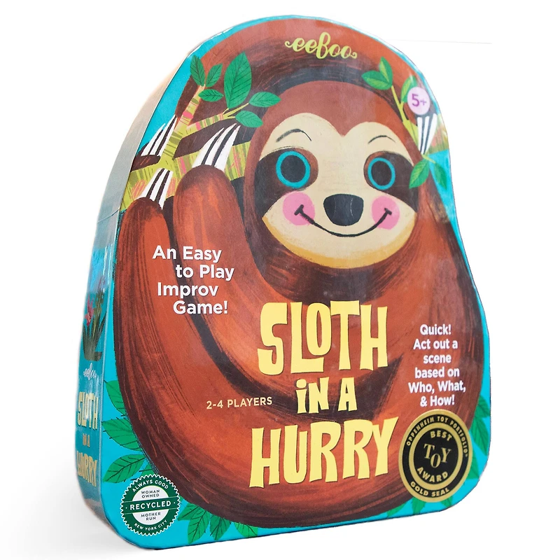 eeBoo Sloth in a Hurry Action Game