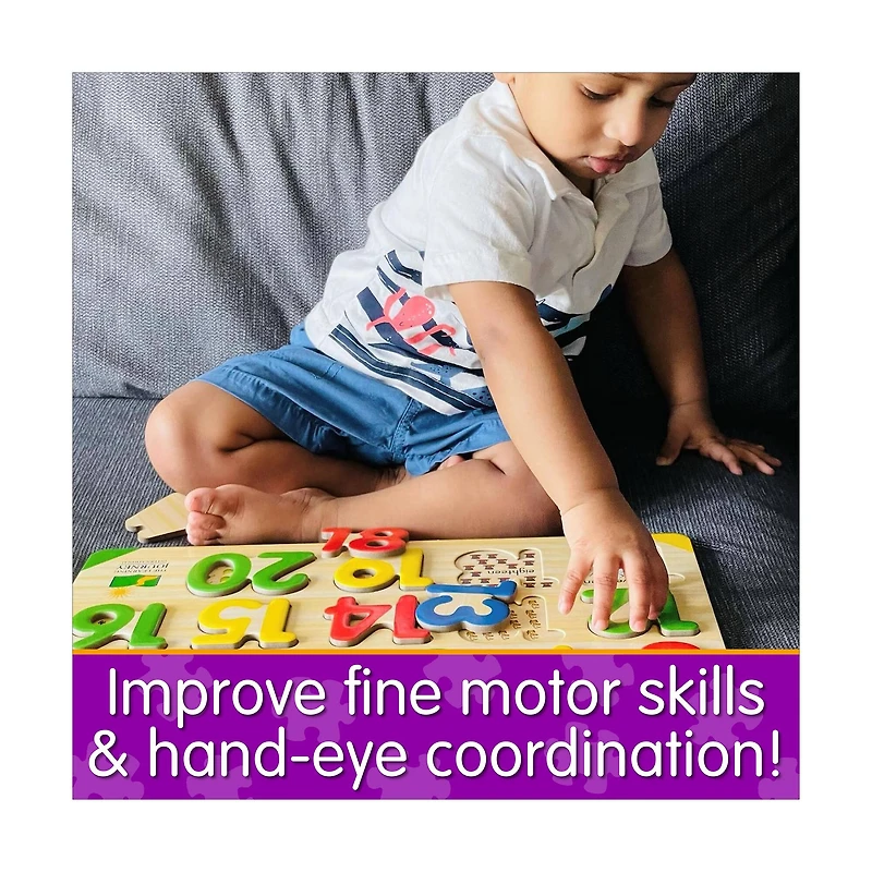 Lift & Learn Puzzle - 123: 21 Pcs