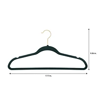 Simplify Super Slim Velvet Hangers with Gold Hook