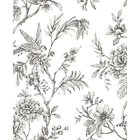 NuWallpaper Charcoal Longwood Peel & Stick Wallpaper