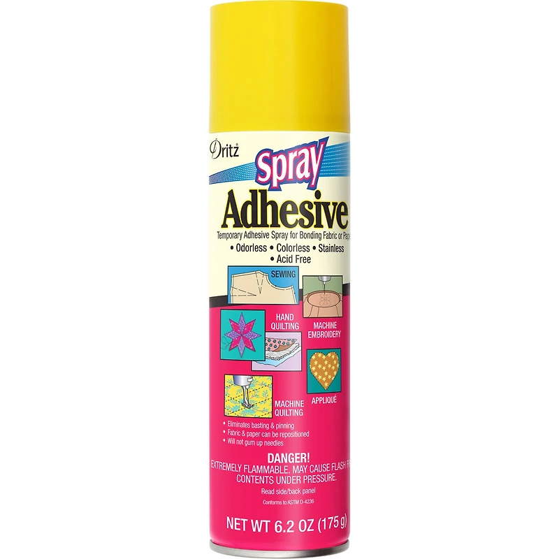 Dritz® Clear Temporary Spray Adhesive for Fabric & Paper