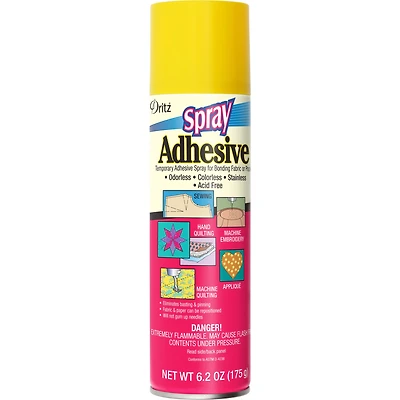 Dritz® Clear Temporary Spray Adhesive for Fabric & Paper