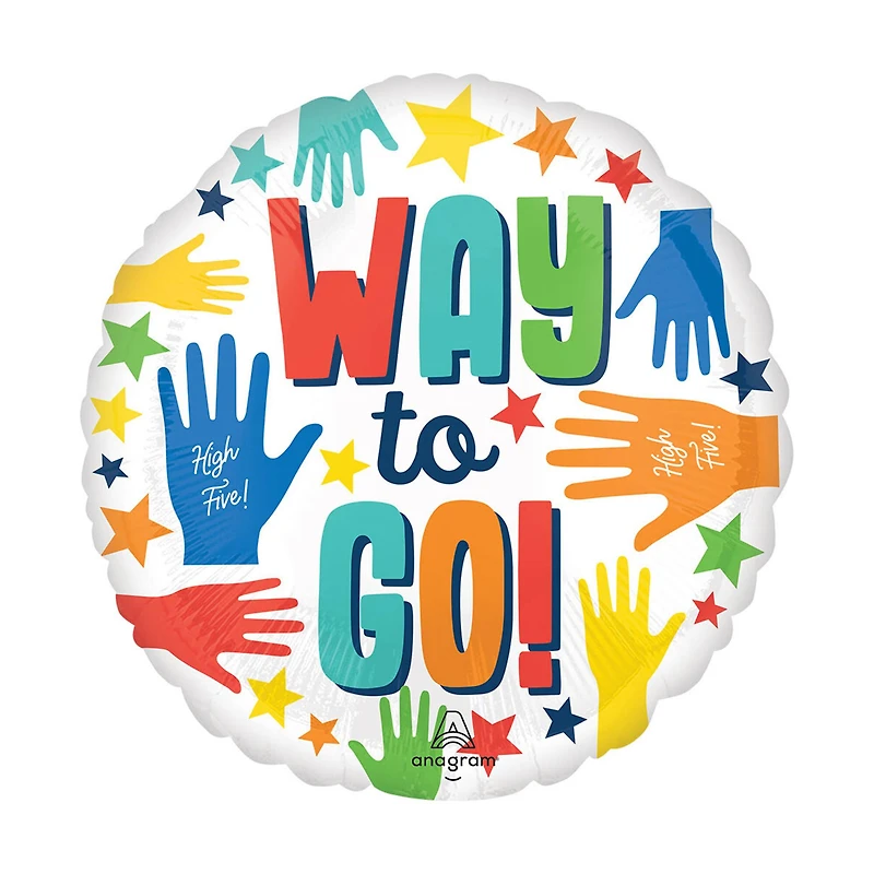 17" Way to Go Foil Balloon