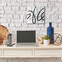 Stupell Industries Abstract Fluid Brush Strokes Distressed Pattern Wall Art