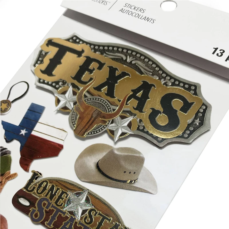 Texas Themed Stickers by Recollections™