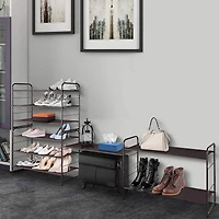 NEX™ Oumilen Bronze 3-Tier Stackable Shoe Rack