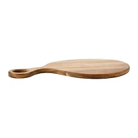 Hello Honey® 14.5" Round Acacia Wood Cutting Board with Handle