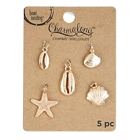Charmalong™ Gold Shell Charms by Bead Landing™