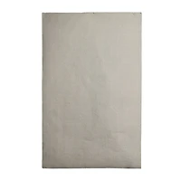 Blue Wool Modern Hand Hooked Rug, 5ft. x 8ft.