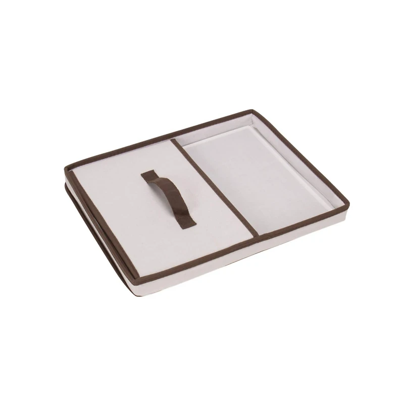 Household Essentials Canvas Storage Box with Lid