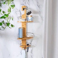 Honey Can Do Bamboo Hanging Shower Caddy