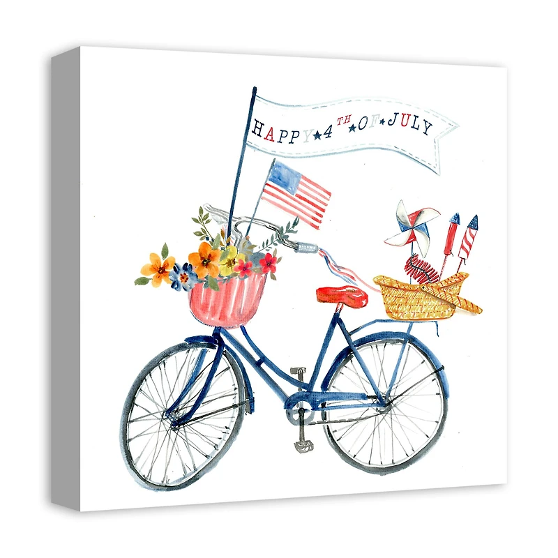 American Bike Canvas Wall Art