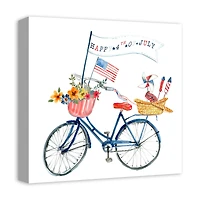American Bike Canvas Wall Art