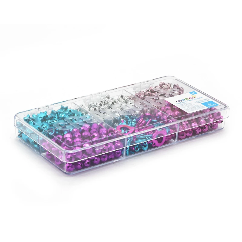 Metallic Brights & Findings Bead Box by Creatology™