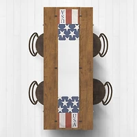 Designs Direct USA Flag Cotton Twill Runner