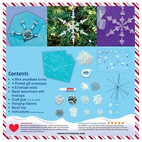 Creativity for Kids® Beaded Snowflake Ornaments