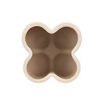 Hello Honey® 6.75" Tan Latex Glaze Stoneware Planter