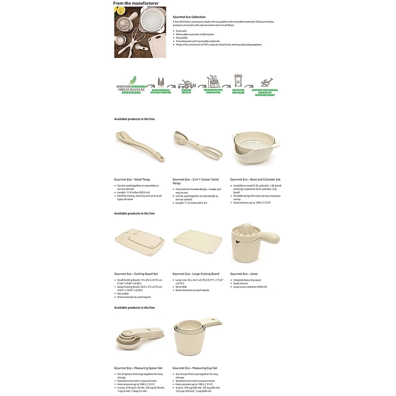 Gourmet by Starfrit ECO 2-in-1 Salad Scissor
