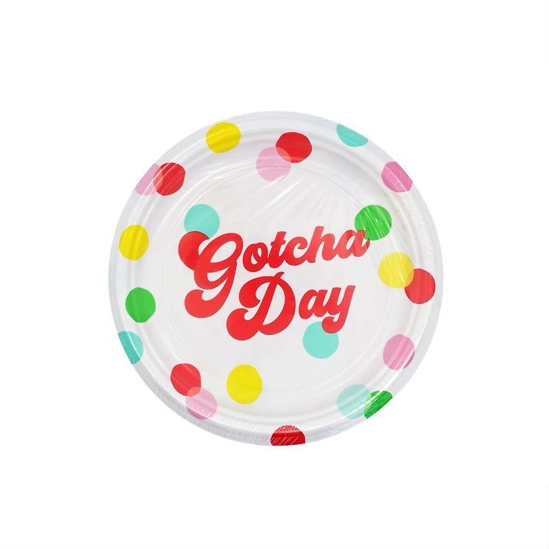 Assorted Pet Picks 7" Pet Party Plastic Plates, 5pc. by Fab Finds