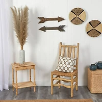 2ft. Rustic Wood Arrows Wall Art Décor (Set of 2)