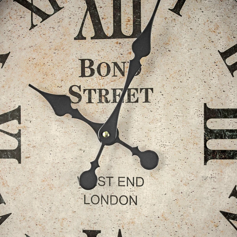 Bond Street West End Antique Pocket Watch Wall Clock 28"