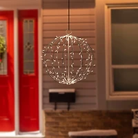 30" LED Lighted 3D Christmas Hanging Ball Decoration