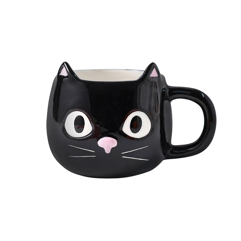 12oz. Black Cat Ceramic Mug by Ashland®