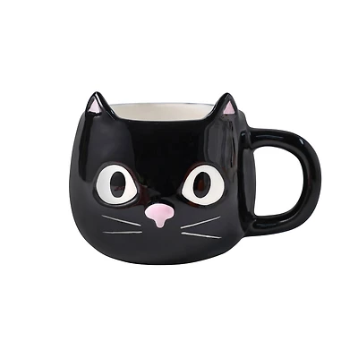 12oz. Black Cat Ceramic Mug by Ashland®
