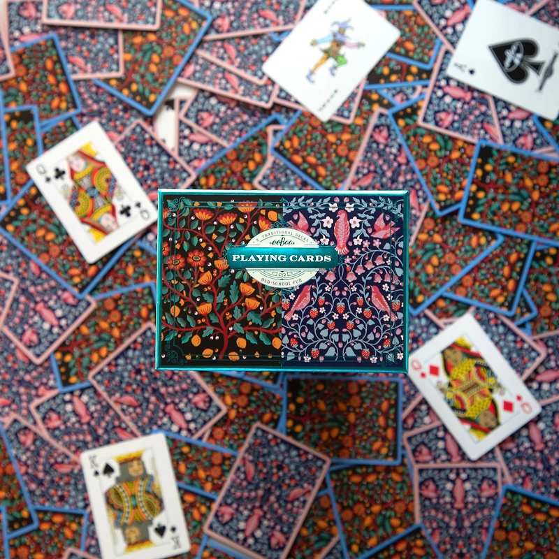 eeBoo Piece & Love Birds & Flowers Playing Card Decks